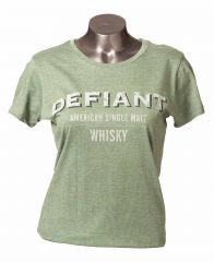 Women's Distressed ASM Tee- Green